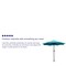 Flash Furniture Teal 9 FT Umbrella and Black Cement Base, 2 PC Set GM-402003-UB19B-TL-GG - alternate 3
